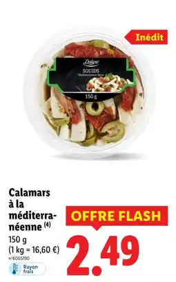 Lidl Deluxe Calamars à la méditerranéenne offre