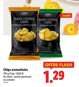Lidl Deluxe Chips aromatisées offre