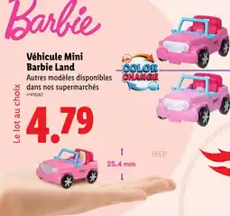 Lidl Barbie Véhicule Mini Barbie Land offre