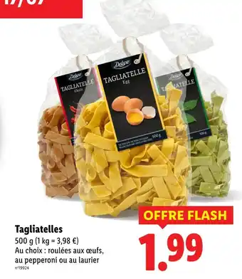 Lidl Deluxe Tagliatelles offre