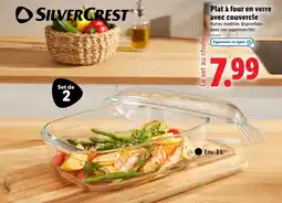 Lidl SilverCrest Plat à four en verre avec couvercle offre