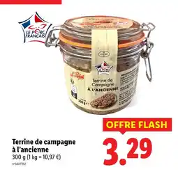 Lidl Le Porc Français Terrine de campagne à l'ancienne offre