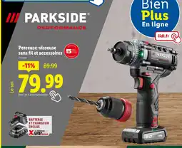 Lidl PARKSIDE Perceuse-visseuse sans fil et accessoires offre