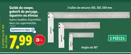 Lidl PARKSIDE Guide de coupe, gabarit de perçage, équerres ou niveau offre