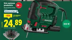 Lidl PARKSIDE Scie sauteuse pendulaire offre