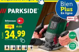 Lidl Parkside Défonceuse offre