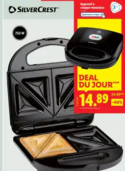 Lidl SilverCrest Appareil à croque-monsieur offre