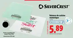 Lidl SILVERCREST Balance de cuisine numérique offre