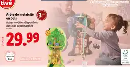 Lidl Playtive Arbre de motricité en bois offre