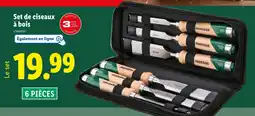 Lidl PARKSIDE Set de ciseaux à bois offre