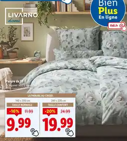 Lidl LIVARNO Parure de lit offre