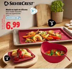 Lidl SilverCrest Moule ou tapis en silicone offre