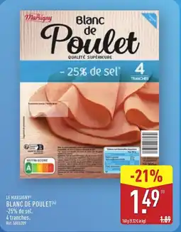 ALDI Le marsigny - blanc de poulet offre