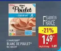 ALDI Blanc de poulet offre