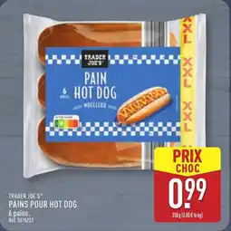 ALDI Trader joe's pains pour hot dog offre