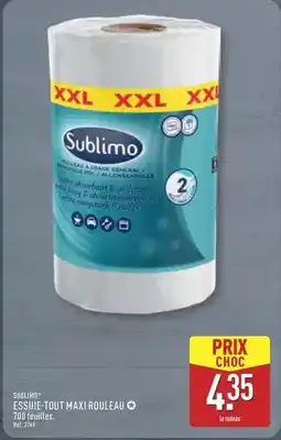 ALDI Sublimo Essuie-tout maxi rouleau offre