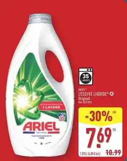 ALDI Ariel - lessive liquide offre