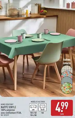 ALDI Home creation - nappe vinyle offre