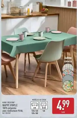 ALDI Home creation - nappe vinyle offre
