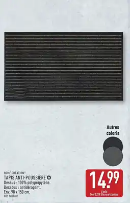 ALDI Home creation - tapis arifi poussière offre