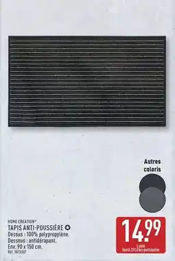 ALDI Home creation - tapis arifi poussière offre