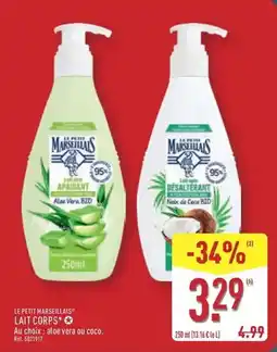 ALDI Le petit marseillais lait corps offre