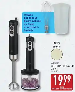 ALDI Ambiano mixeur plongeant offre