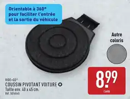 ALDI Coussin pivotant voiture offre