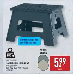 ALDI Home creation - marchepied pliant offre