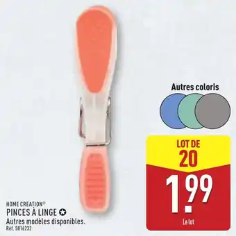 ALDI Home creation - pinces a linge offre
