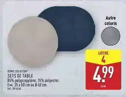 ALDI Home creation - sets de table offre
