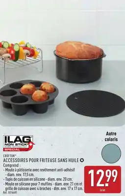 ALDI Crofton accessoires pour friteuse sans huile offre