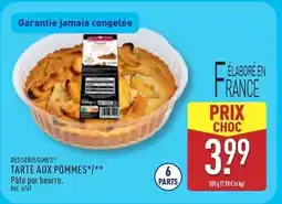 ALDI Desserissimes - tarte aux pommes offre