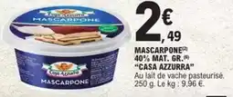 E.Leclerc Casa azzurra - mascarpone 40% mat. gr offre