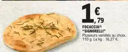 E.Leclerc Focaccia offre