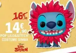 E.Leclerc Pop lilo&stich costume simba offre