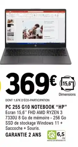 E.Leclerc Hp - pc 255 g10 notebook offre