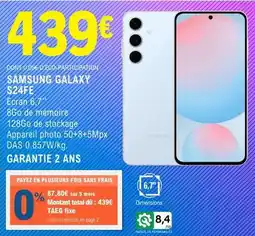E.Leclerc Samsung - galaxy s24fe offre