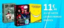 E.Leclerc Care - jeu de cartes licences mangas offre