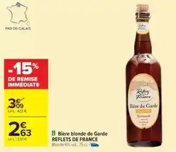 Cora x Carrefour Reflets de france - bière blonde de garde offre