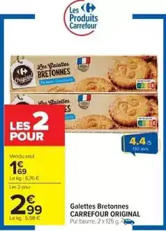 Cora x Carrefour Carrefour - galettes bretonnes offre