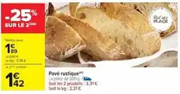 Cora x Carrefour Pavé rustique offre