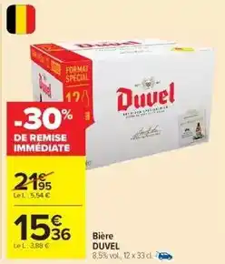Cora x Carrefour Duvel - bière offre