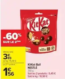 Cora x Carrefour Nestlé - kitkat ball offre