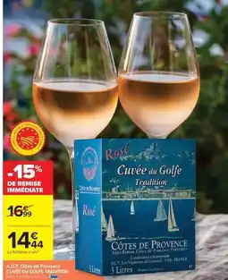 Cora x Carrefour Les vignerons de grimaud - a.o.p. côtes de provence offre