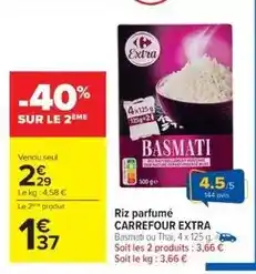 Cora x Carrefour Carrefour - riz parfumé extra offre