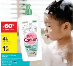Cora x Carrefour Cadum - gel corps et cheveux offre