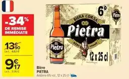 Cora x Carrefour Pietra - bière offre