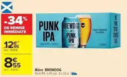 Cora x Carrefour Brewdog - bière offre