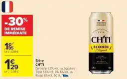 Cora x Carrefour Chiti - bière offre